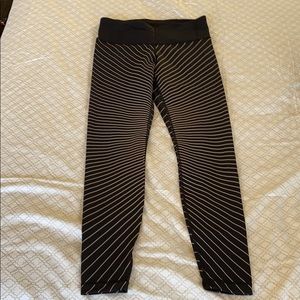 Striped Lululemon Leggings (sz 8)